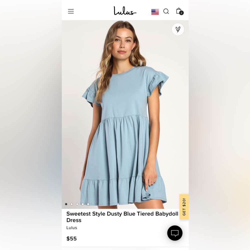 Lulus babydoll dress